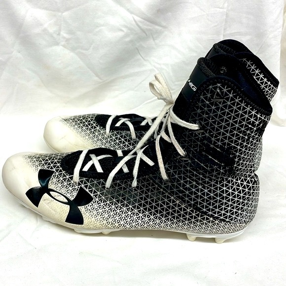 Under armor highlight select high top cleats men sz 13 - Picture 5 of 9
